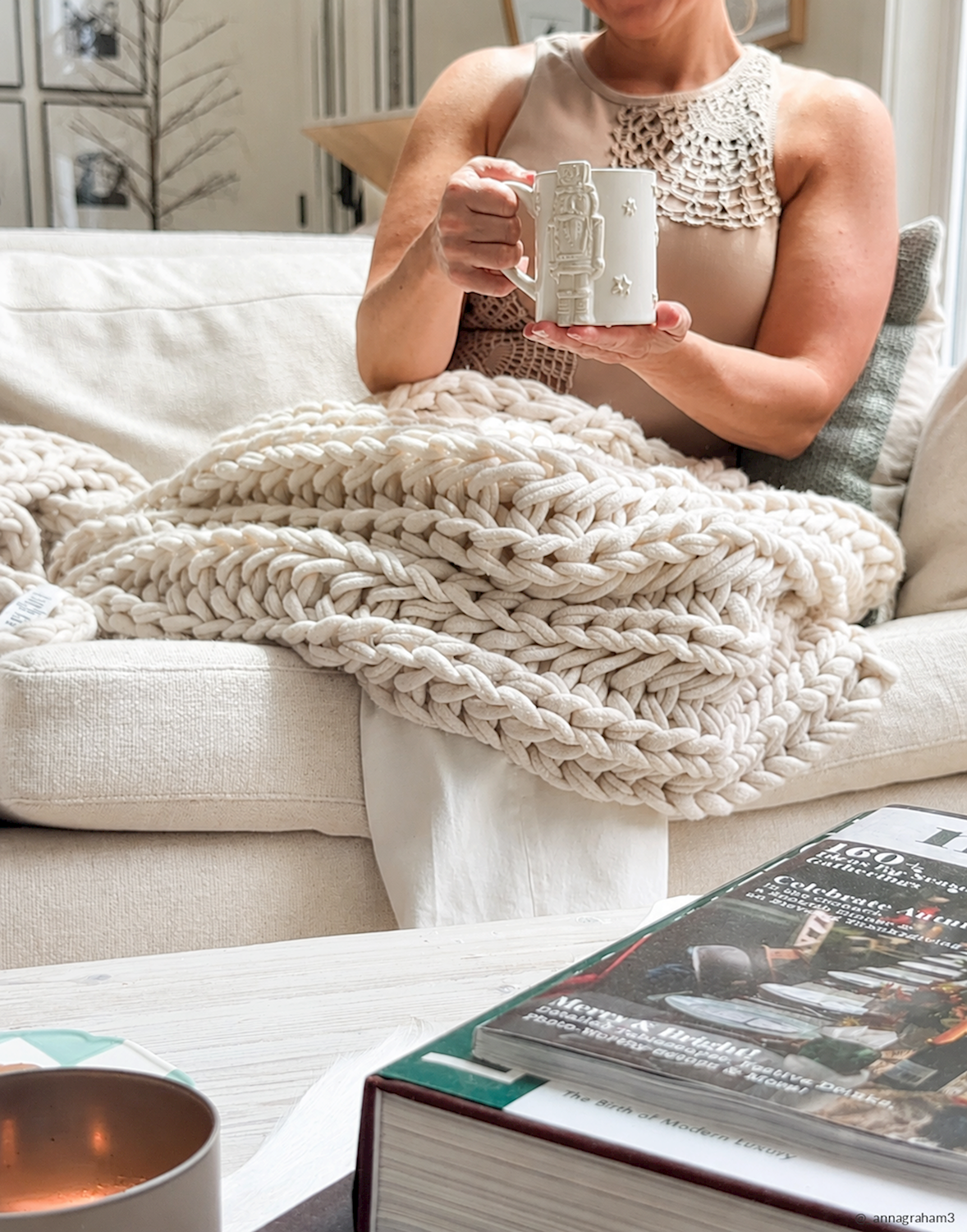 White Nutcracker Mug
