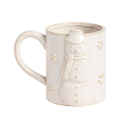 White Snowman Mug