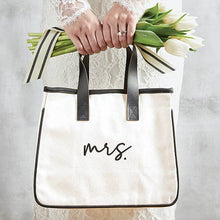 Load image into Gallery viewer, Mini Canvas Tote - Mrs.