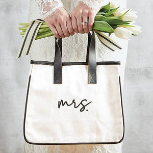 Mini Canvas Tote - Mrs.