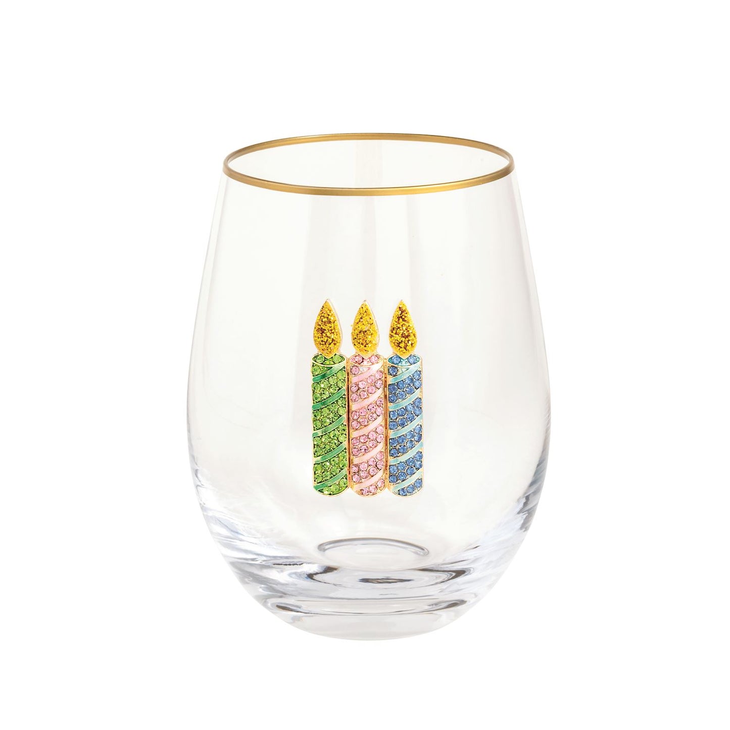 Beaded Wine Glass - Candles