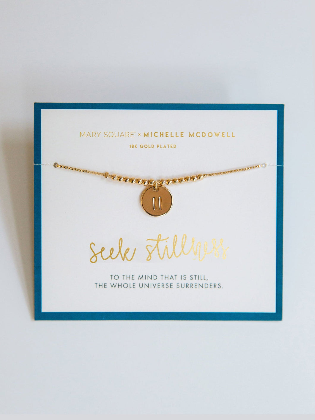 Seek Stillness - Necklace