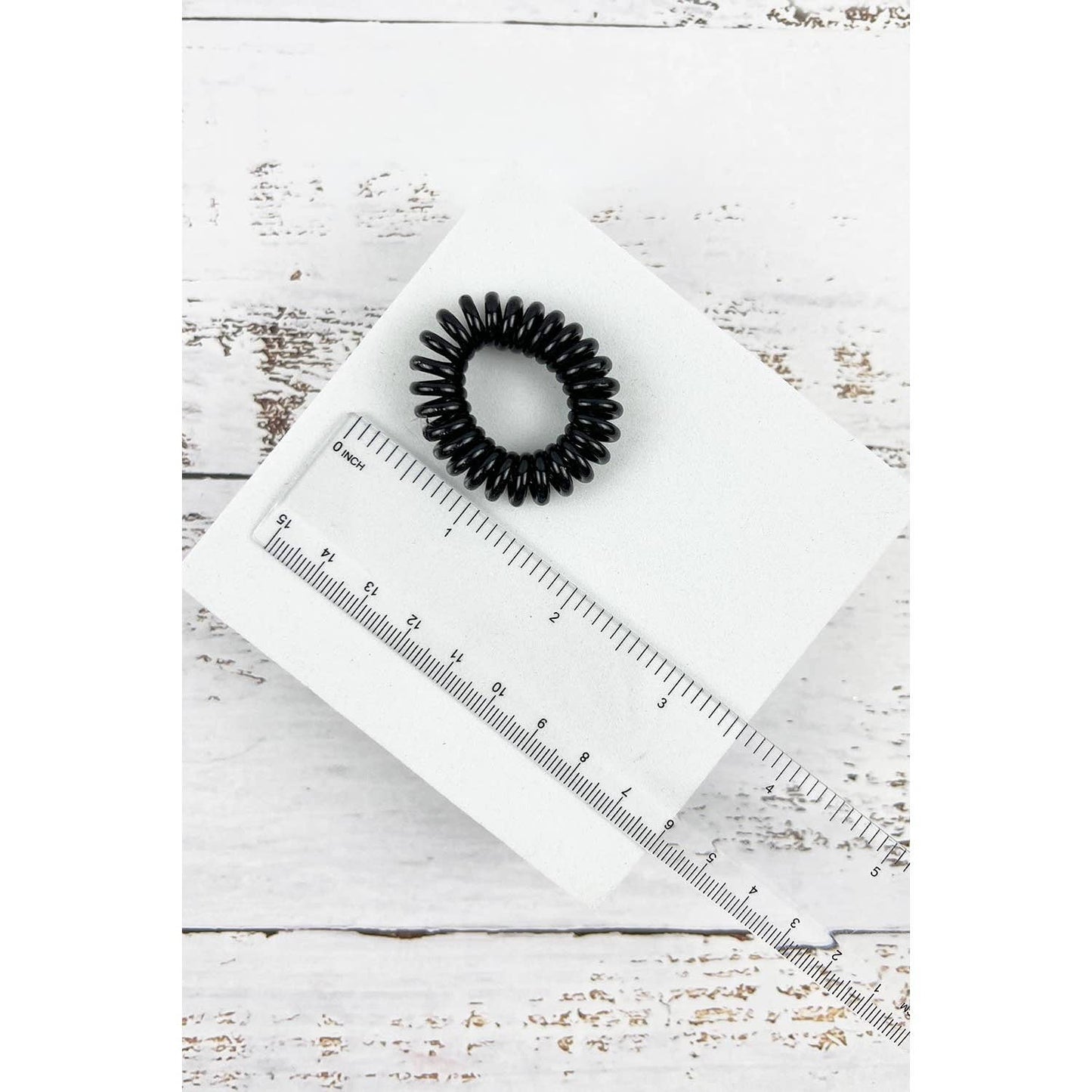 Black Spiral Hair Tie Set