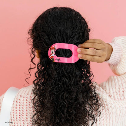 Flat Round Hair Clip - Minnie Mouse