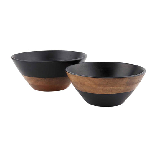 Black Two-Tone Bowl