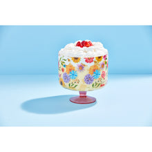 Load image into Gallery viewer, Floral Glass Trifle Dish