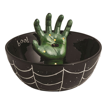 Light-Up Spooky Hand Treat Bowl