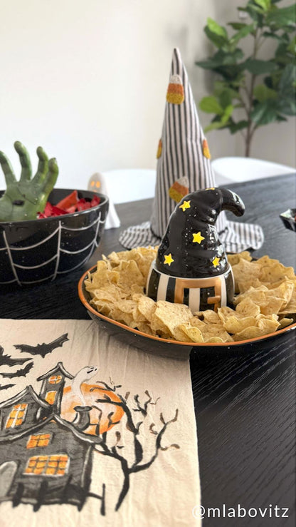 Light-Up Spooky Hand Treat Bowl
