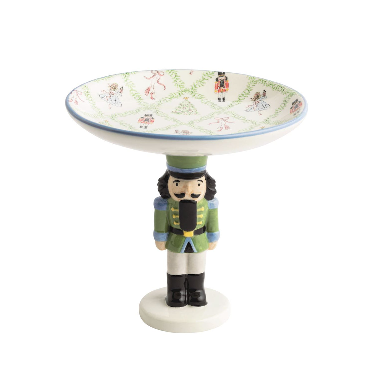 Green Nutcracker Candy Dish