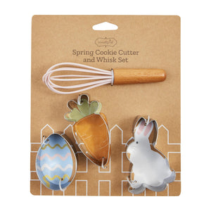 Whisk & Cookie Cutter Set - Carrot
