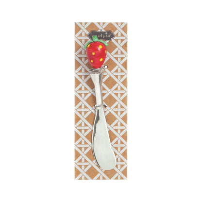 Fruit Glass Cheese Spreader