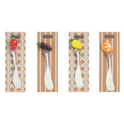 Fruit Glass Cheese Spreader