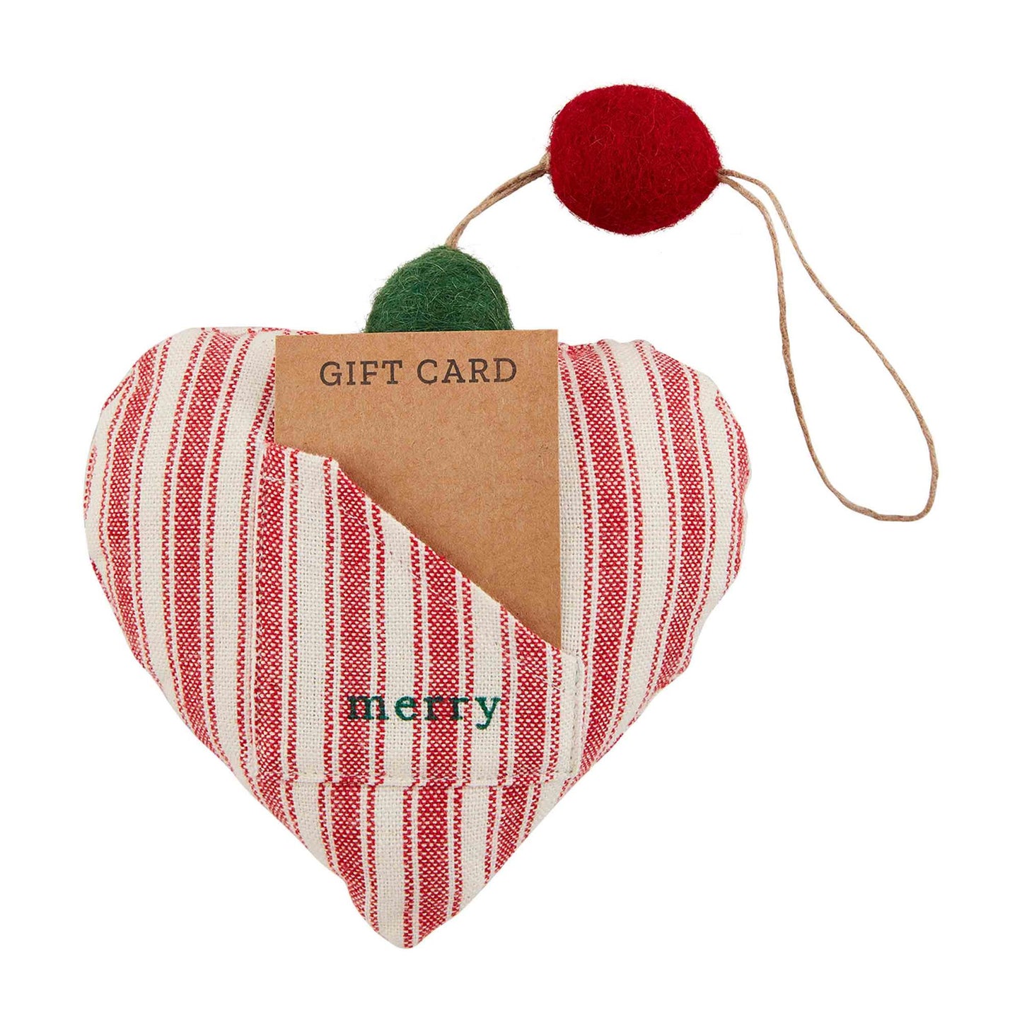 Gift Card Ornament - Heart