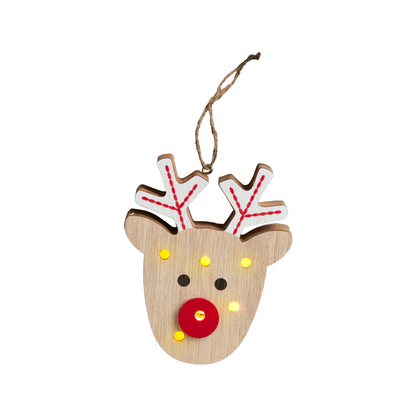 Light-Up Christmas Character Ornament