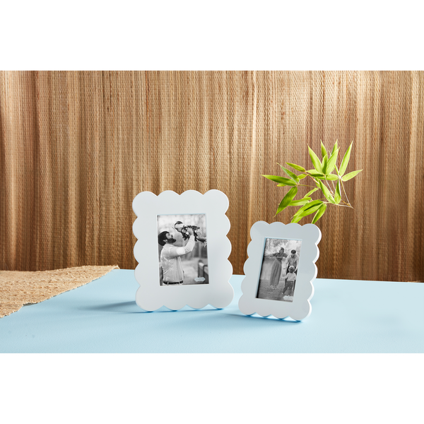 Scalloped Lacquer Frames - Large