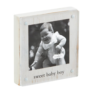 Wood Acrylic Frame - Sweet Baby Boy