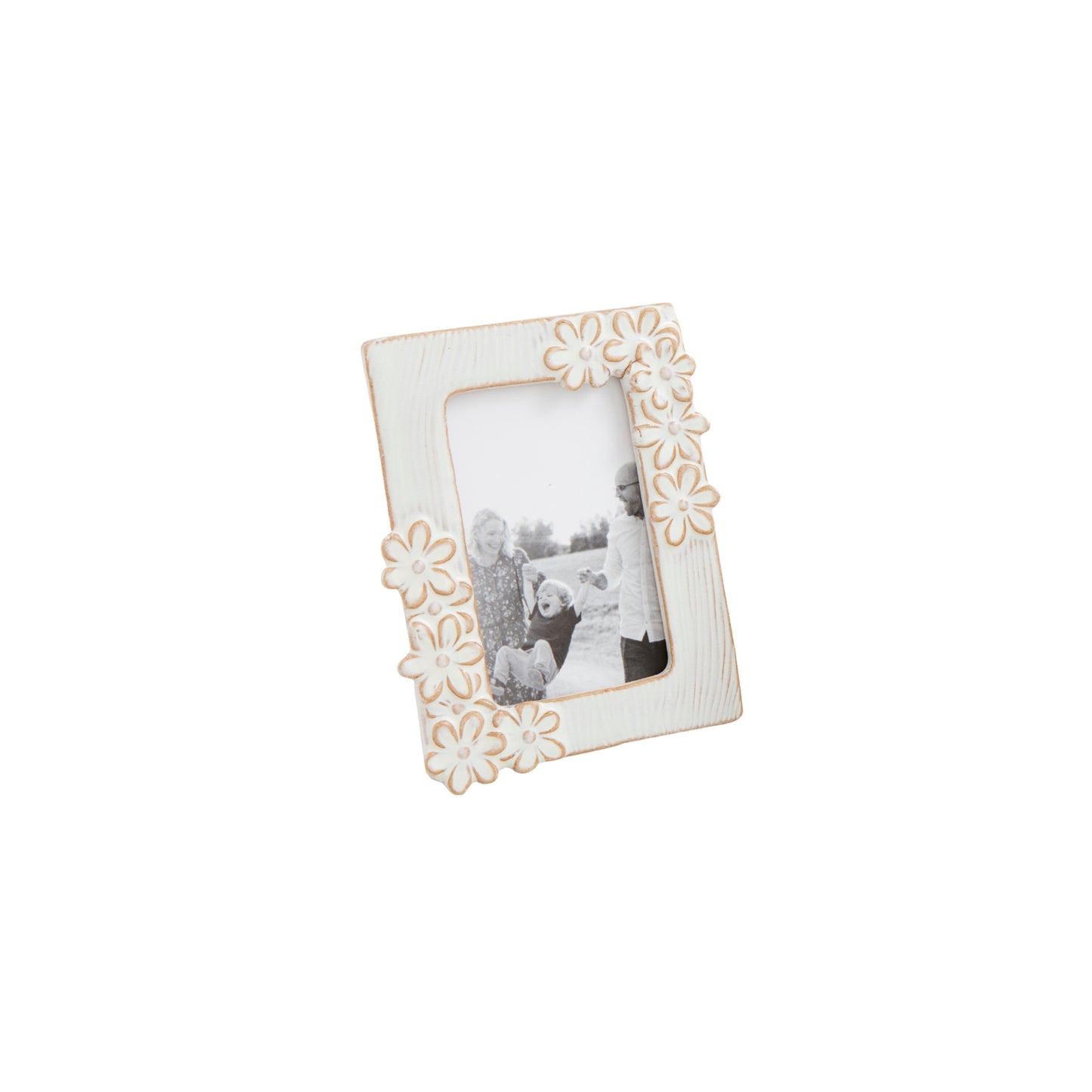 Vertical Flower Stoneware Frame