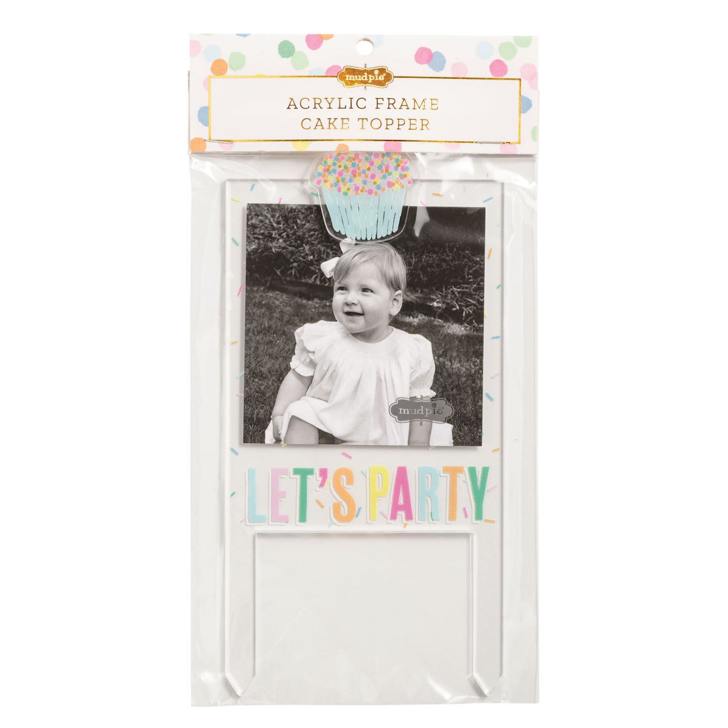 Cake Topper Frame - Let's Party