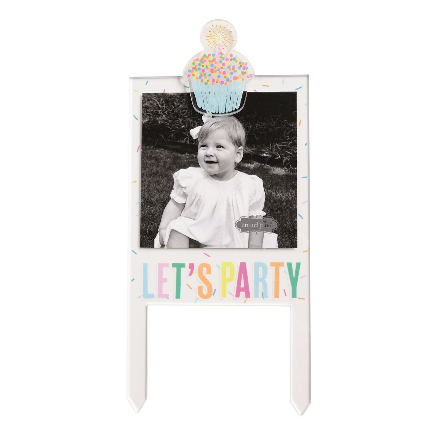 Cake Topper Frame - Let's Party
