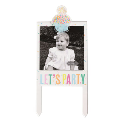 Cake Topper Frame - Let's Party