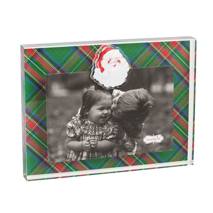 Santa Tartan Acrylic Magnet Frame