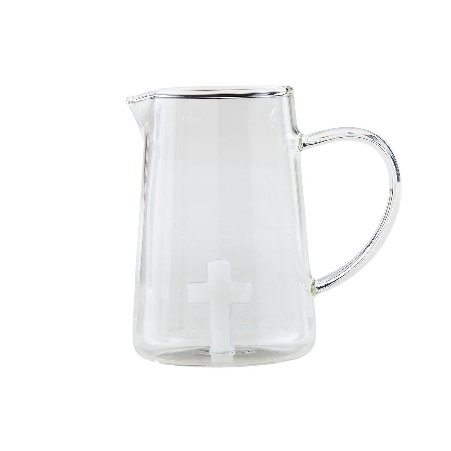 Cross Glass Bud Vase