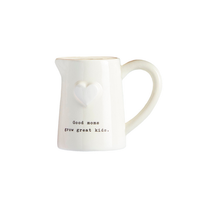 Chunky Letter Bud Vase - Heart