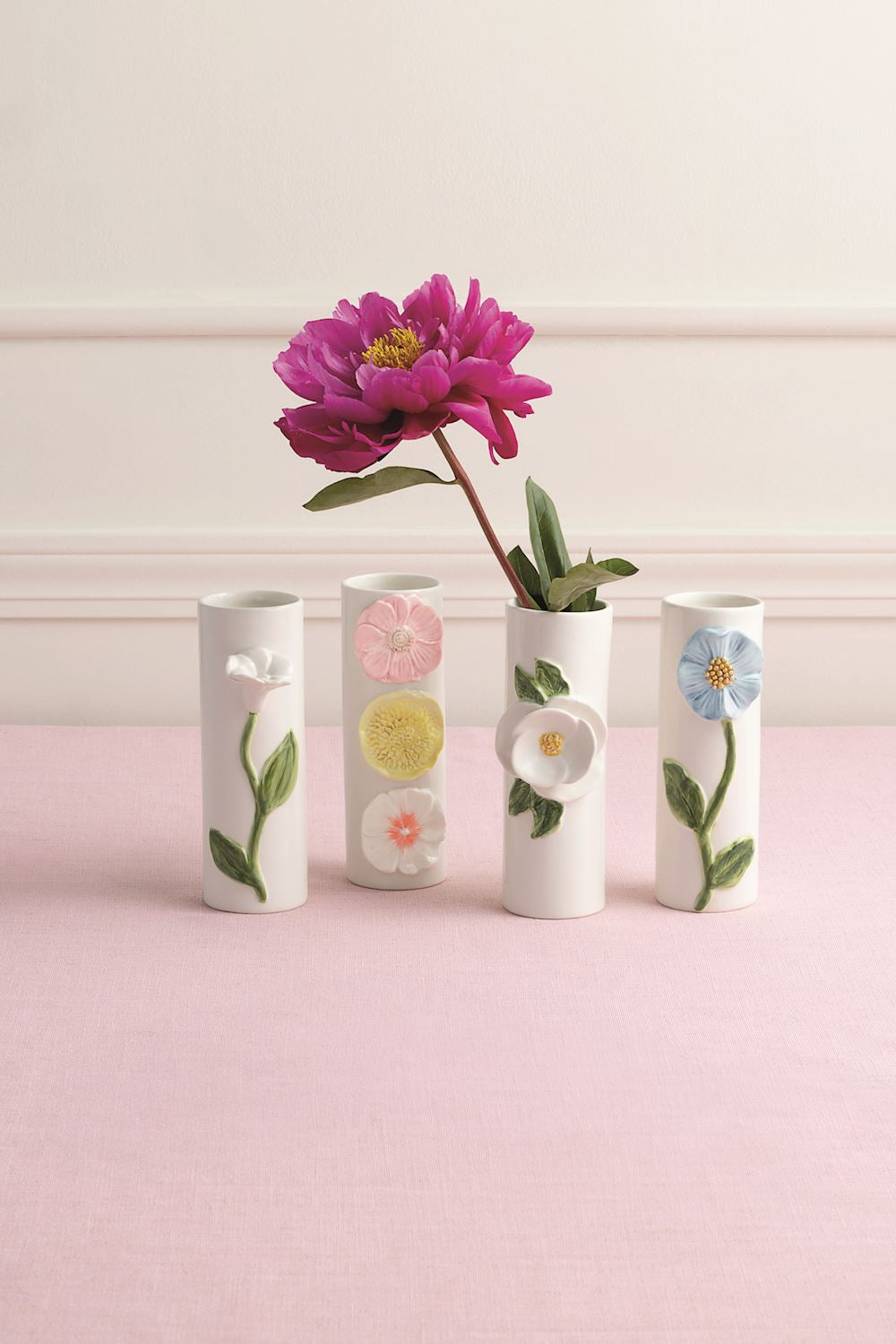 Flower Bud Vase - White