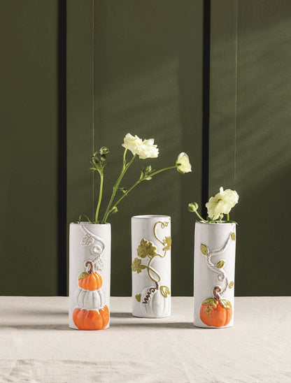 Stacked Pumpkin Vine Stem Vase