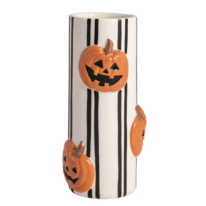 Jack-O-Lantern Stem Vase