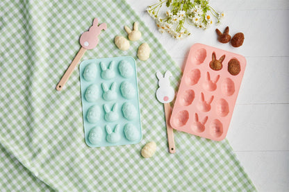 Carrot Cake Mold & Spatula Set - Pink