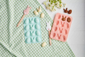 Carrot Cake Mold & Spatula Set - Pink