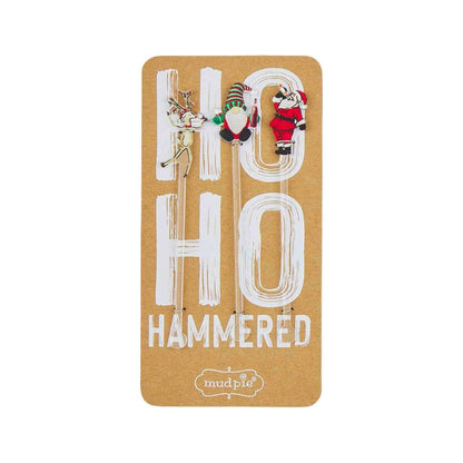 Christmas Bar Cocktail Stirrer Set - Ho Ho Ho