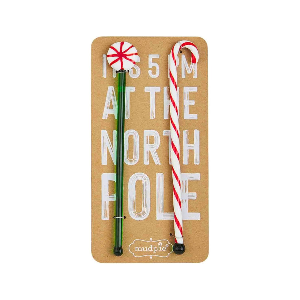 Christmas Bar Cocktail Stirrer Set - North Pole