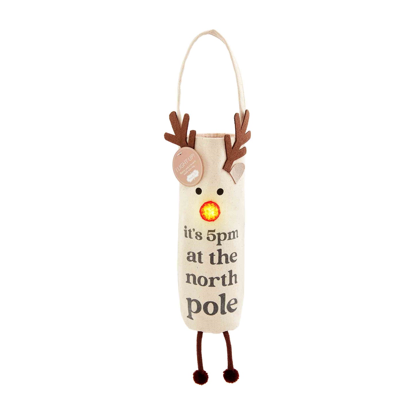 Light-Up Wine Bag - Reindeer