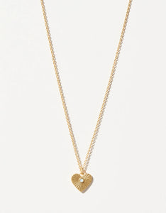 Sea La Vie Necklace: Heart Of Gold/Heart - Gold