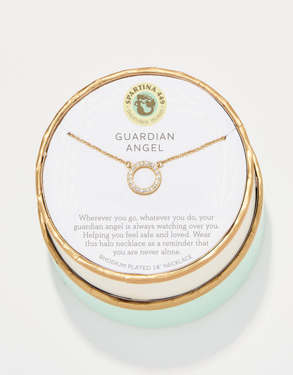 Sea La Vie Necklace Guardian Angel/Halo - Gold