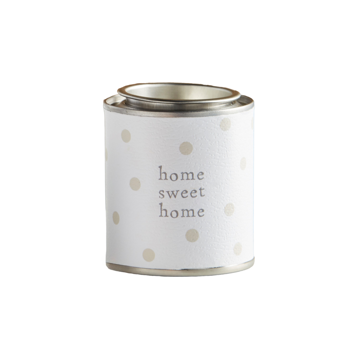 Happy Tin Candle