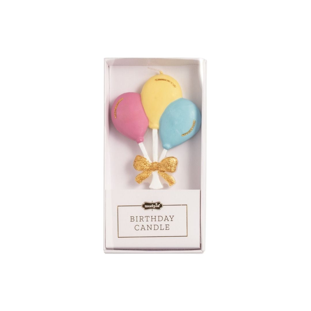 Figural Birthday Candle - Balloons