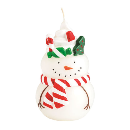 Snowman Hot Cocoa Candle