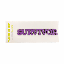 Load image into Gallery viewer, Survivor-Tiny Word Magnet - Purple