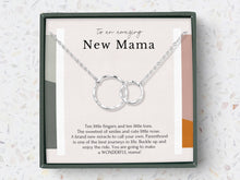 Load image into Gallery viewer, New Mama Dainty Necklace - Silver