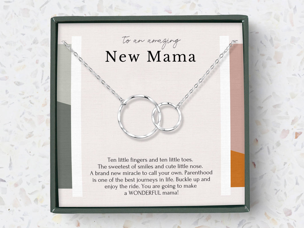 New Mama Dainty Necklace - Silver