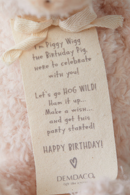 Piggy Wigg the Birthday Pig Plush Toy