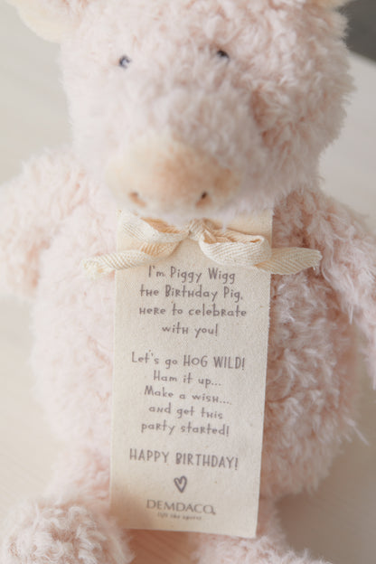 Piggy Wigg the Birthday Pig Plush Toy