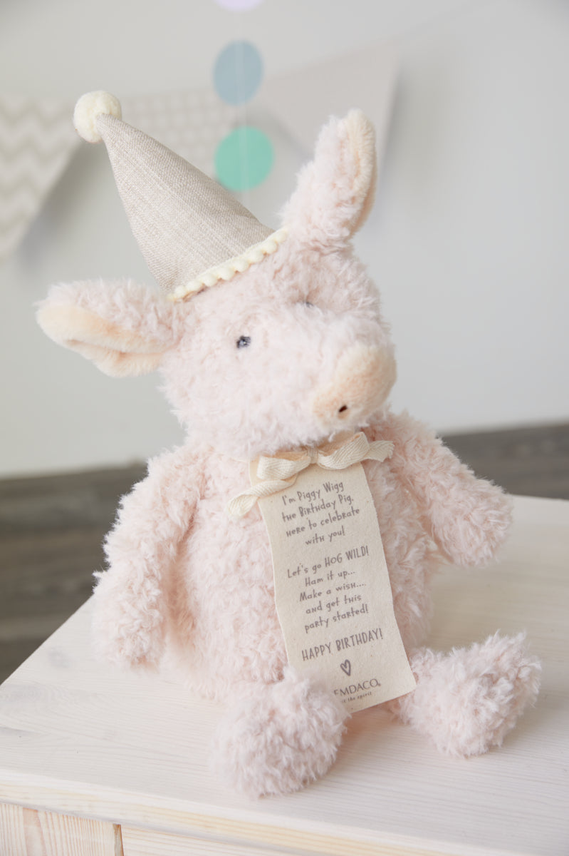 Piggy Wigg the Birthday Pig Plush Toy
