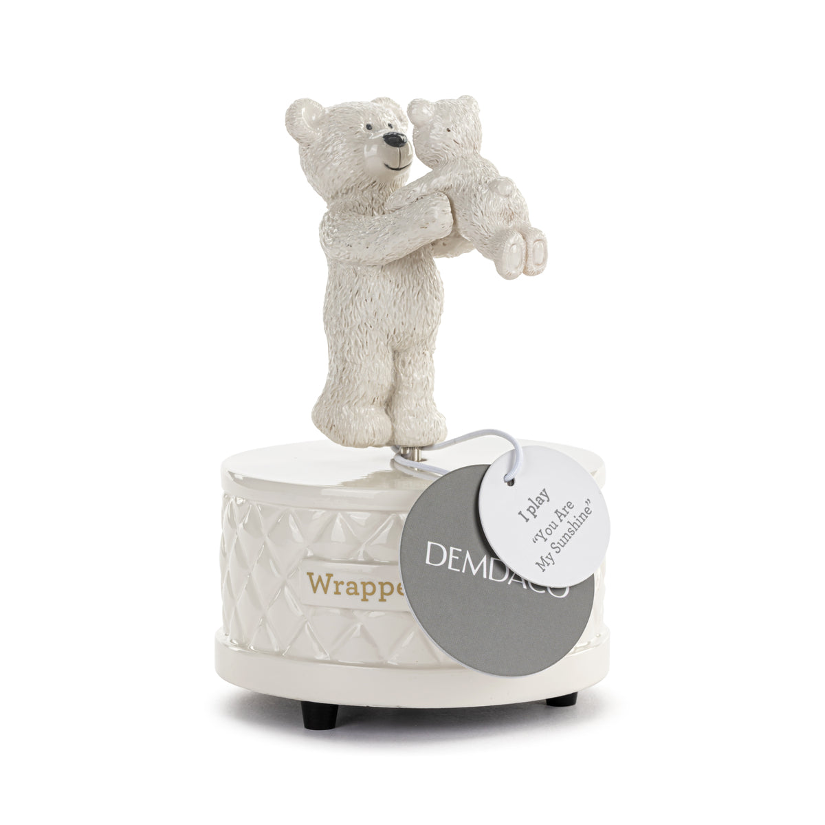 Wrapped in Love Bear Music Box