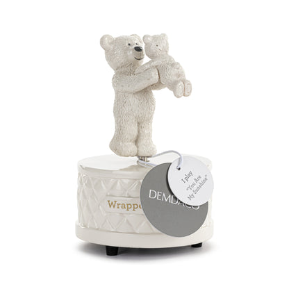 Wrapped in Love Bear Music Box