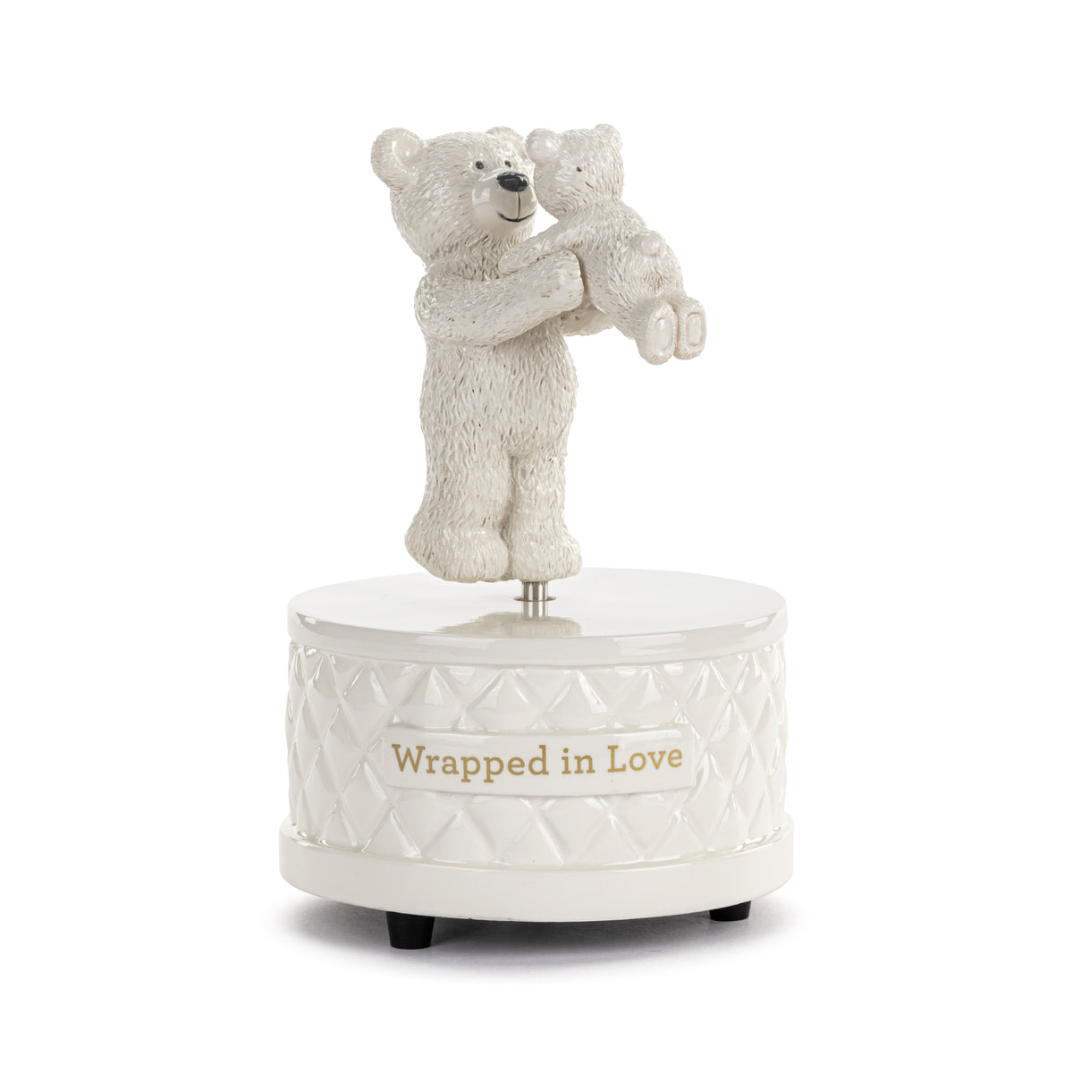 Wrapped in Love Bear Music Box