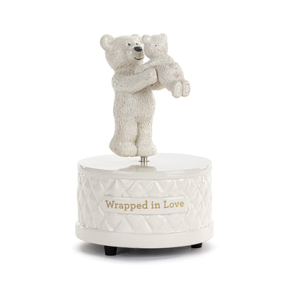 Wrapped in Love Bear Music Box